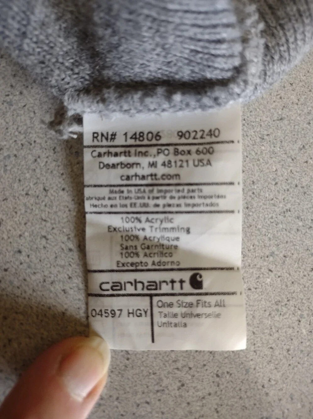 Carhartt Gnome Beanie